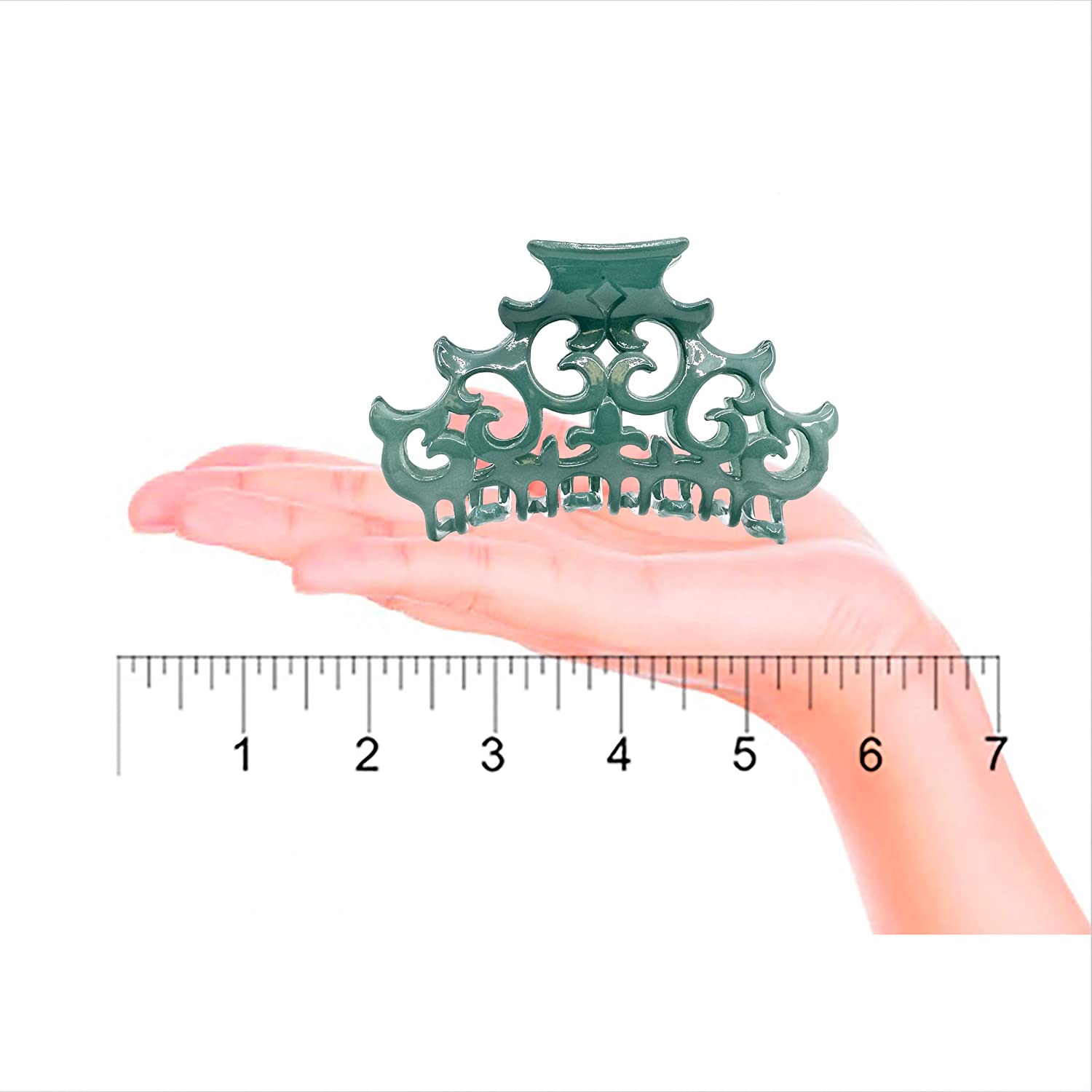 Camila Paris Baroque French hair clip cellulose acetate