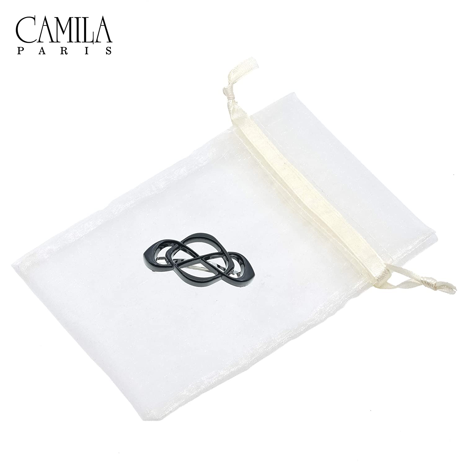 Camila Paris French barrette cellulose acetate