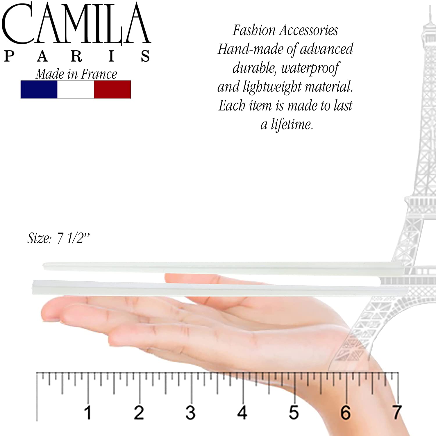Camila Paris Tortoiseshell French hair stick cellulose acetate