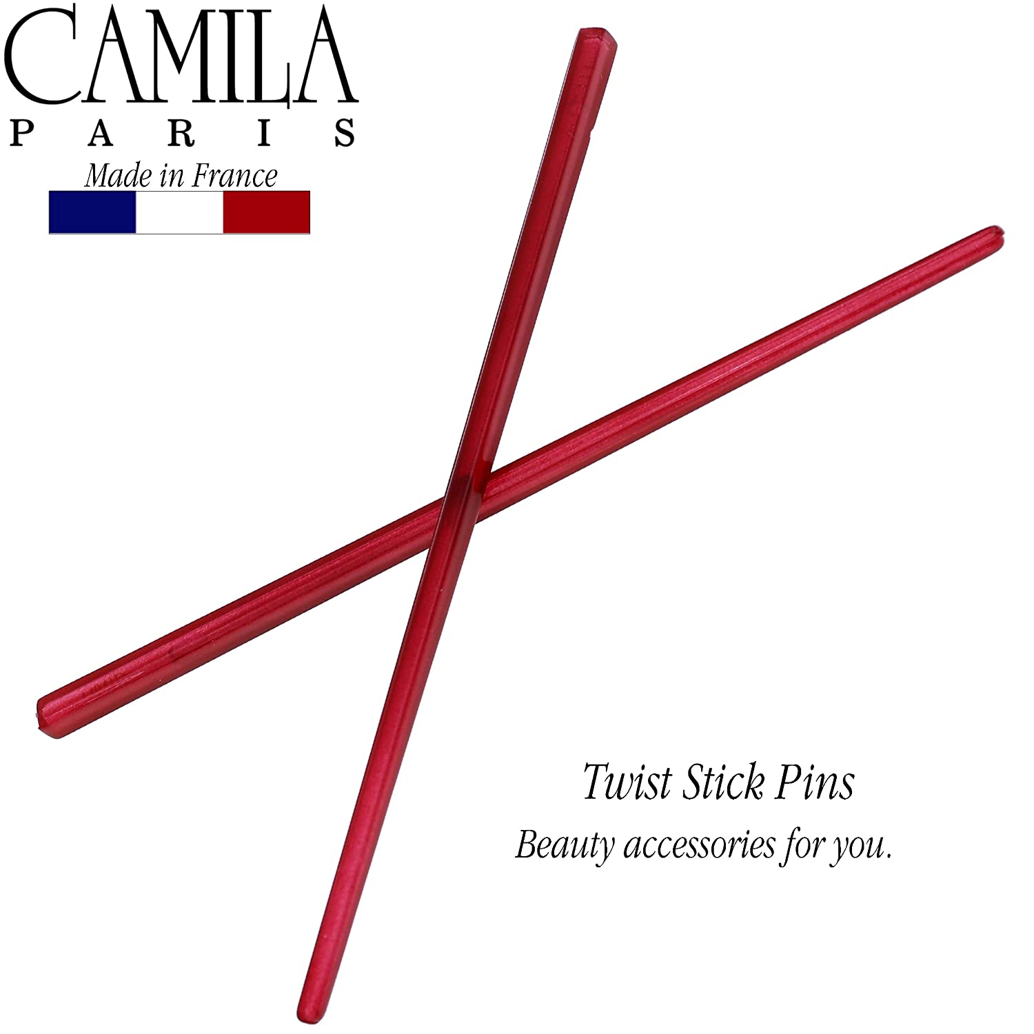 Camila Paris French hair stick cellulose acetate