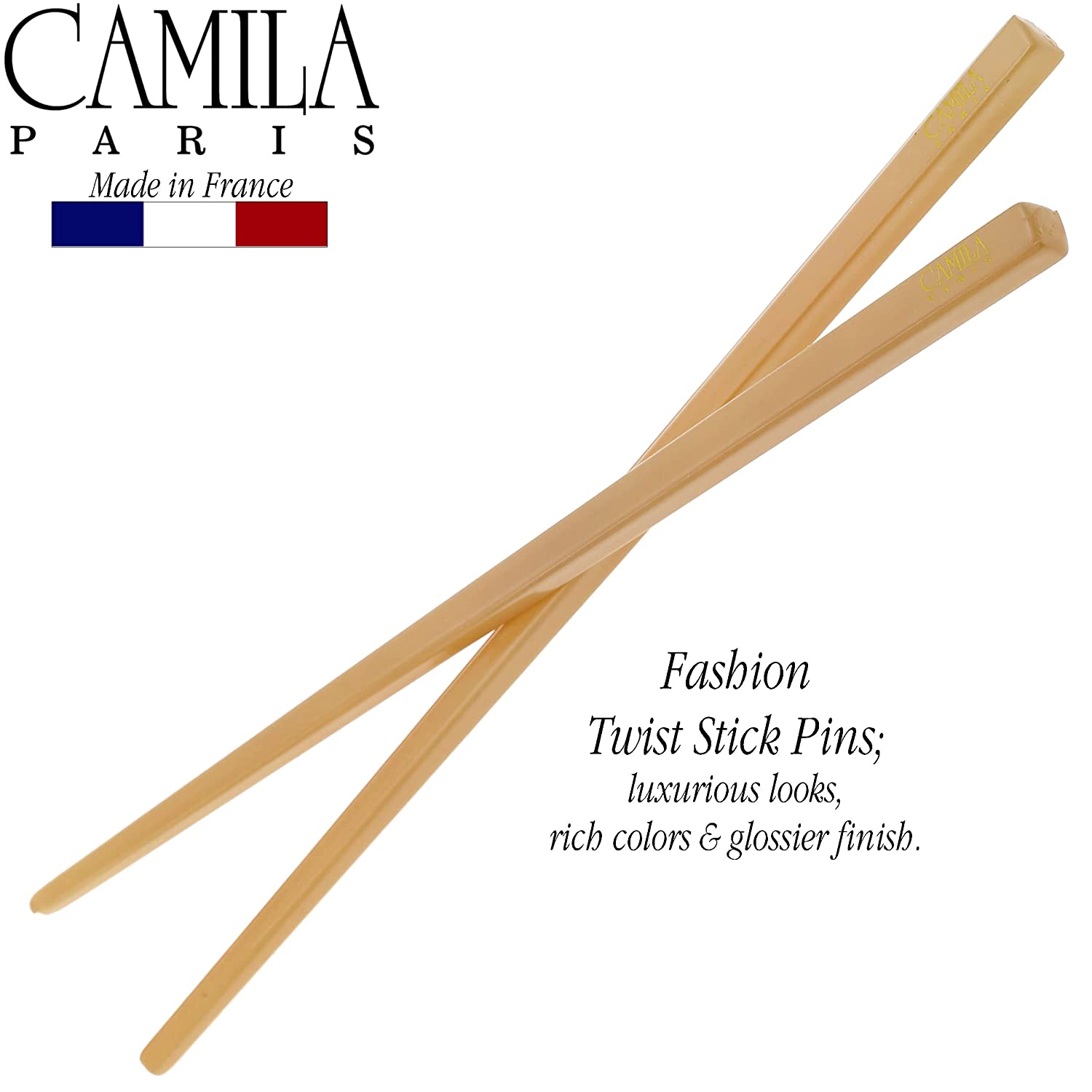 Camila Paris French hair stick cellulose acetate
