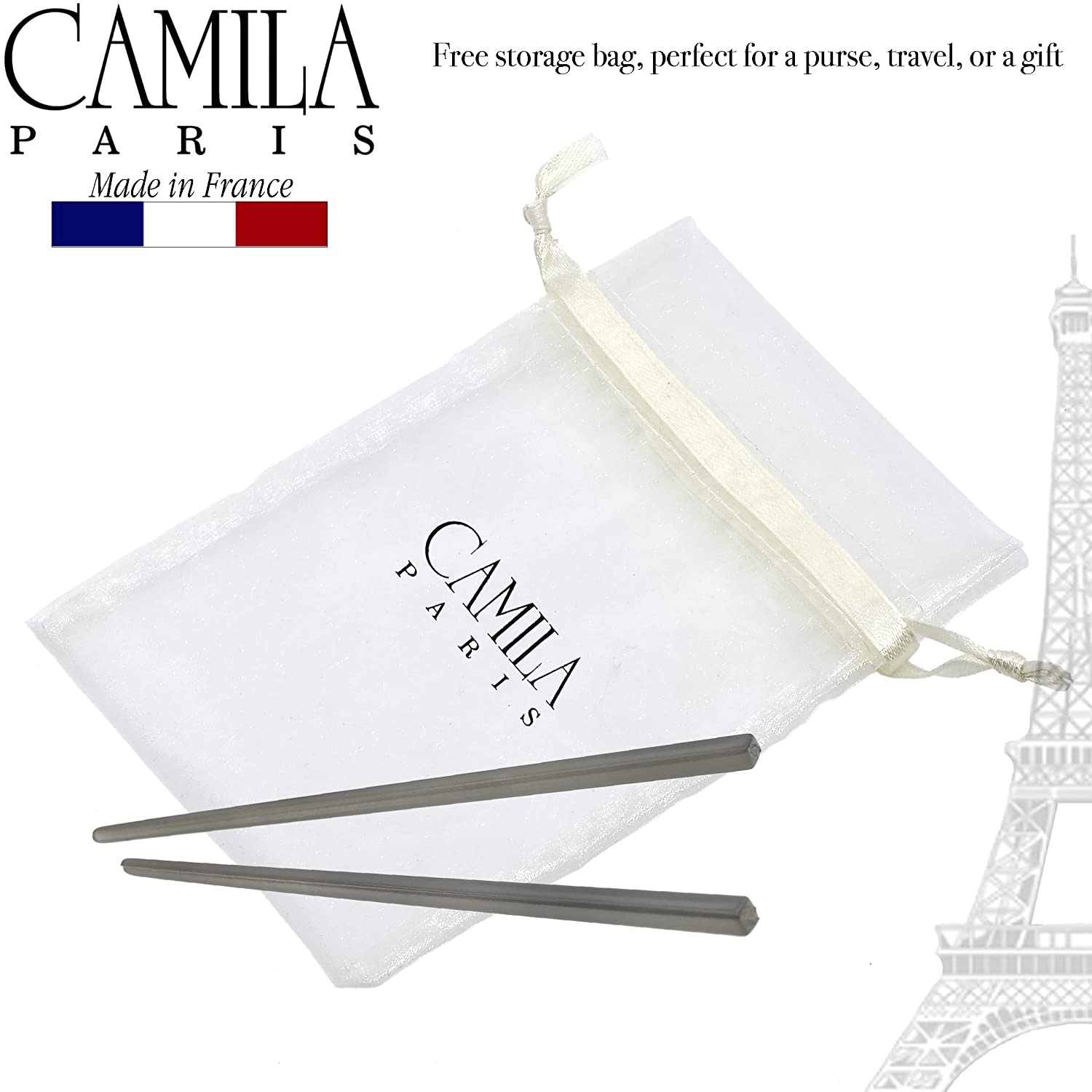 Camila Paris French hair stick cellulose acetate