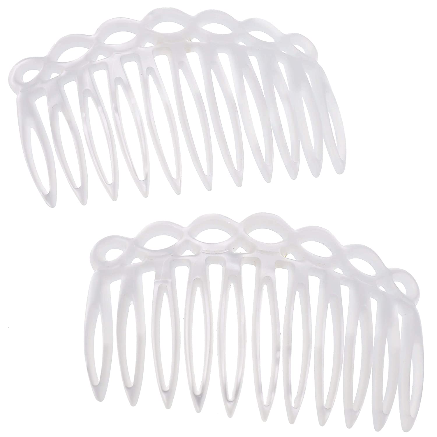 Camila Paris Tokyo 2.75 inch Love French side comb cellulose acetate handmade