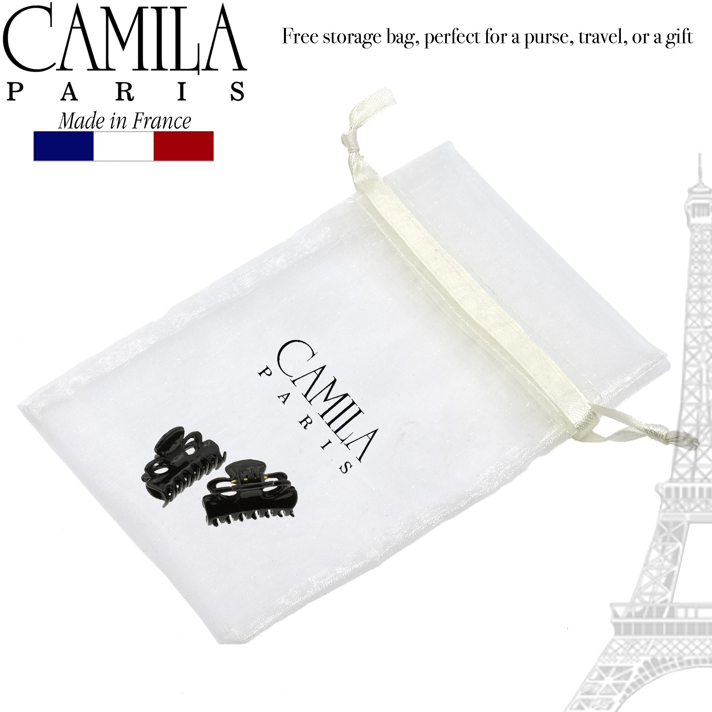 Camila Paris Elizabeth French hair clip cellulose acetate