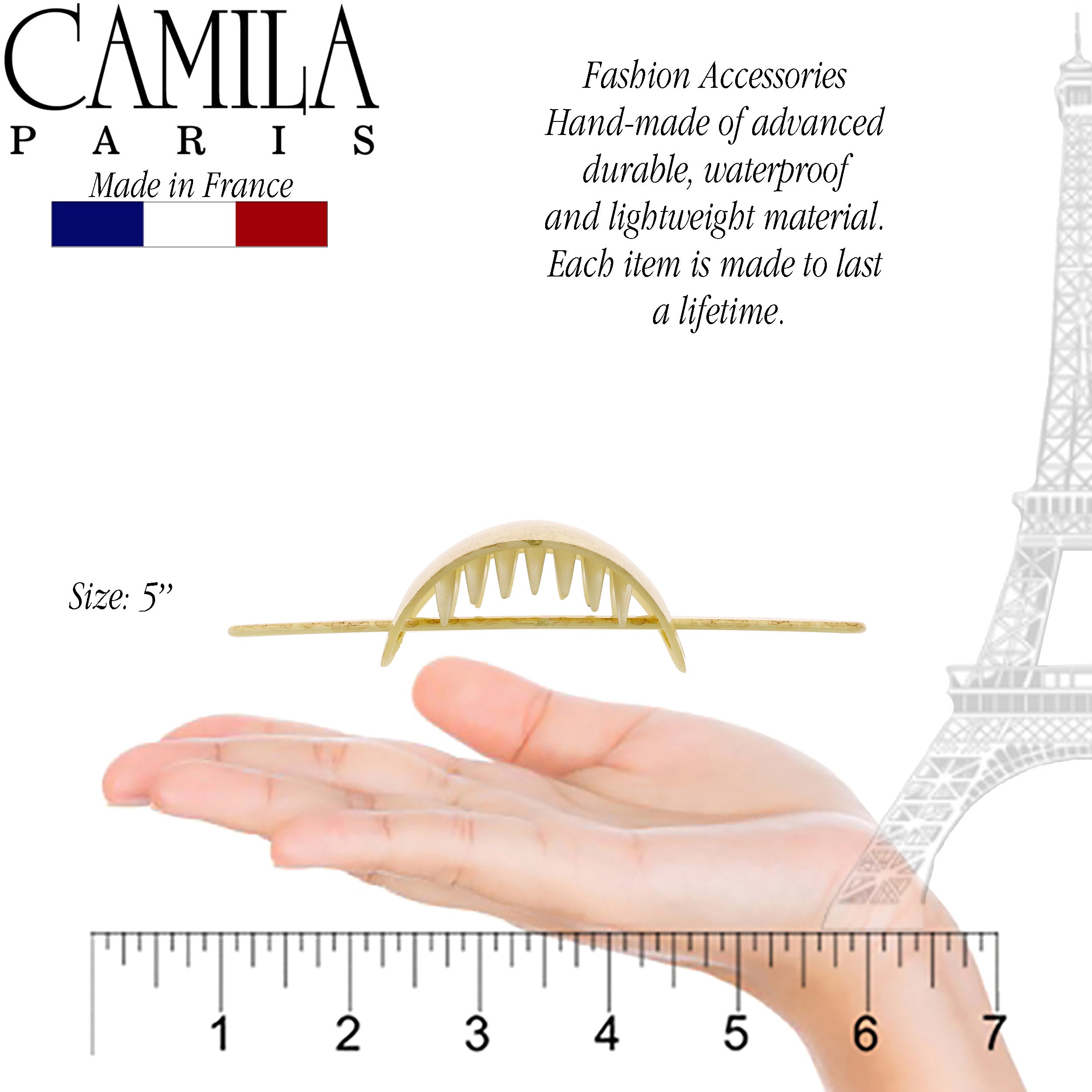 Camila Paris French bun holder cellulose acetate