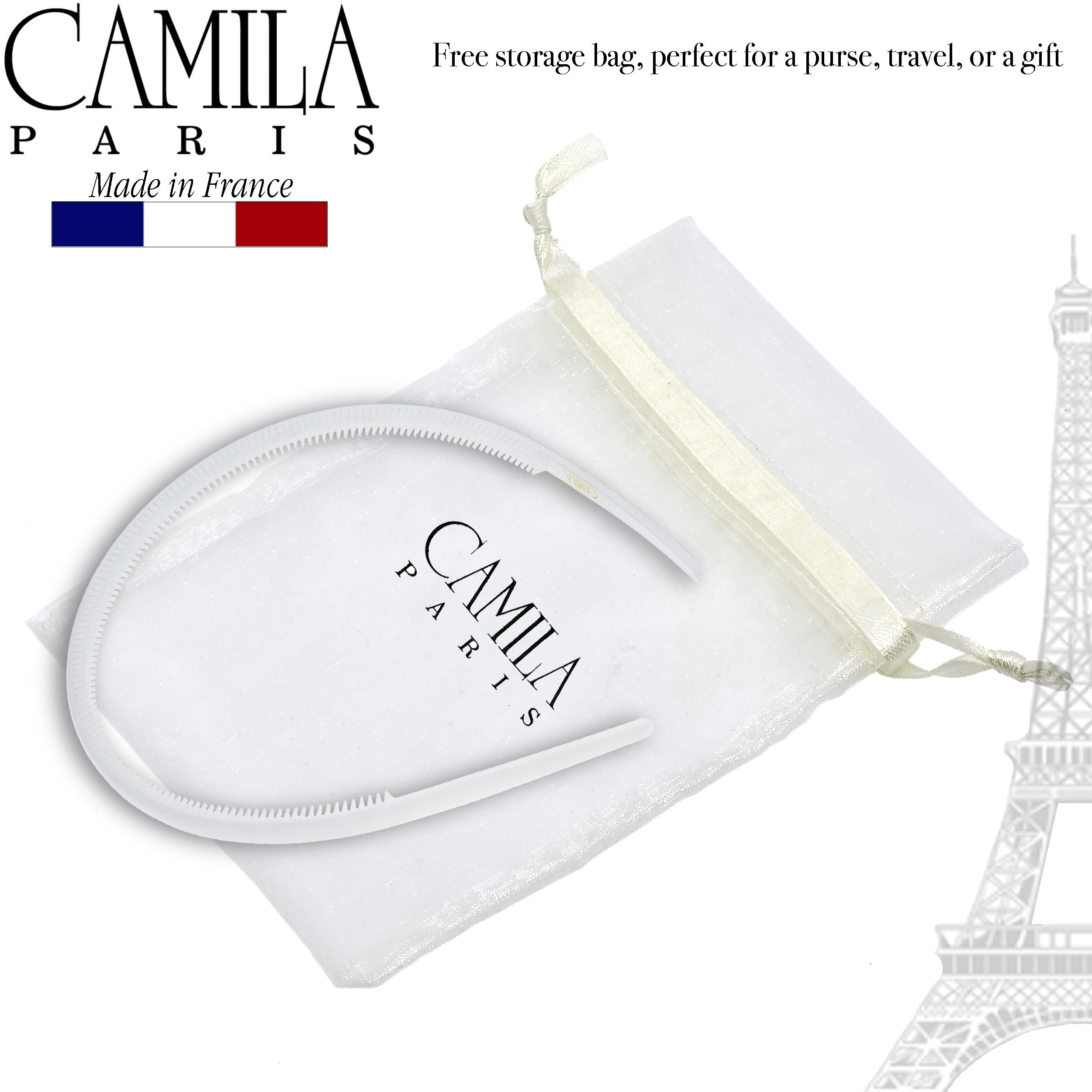 Camila Paris 0.25 inch Classic Comfort French headband cellulose acetate