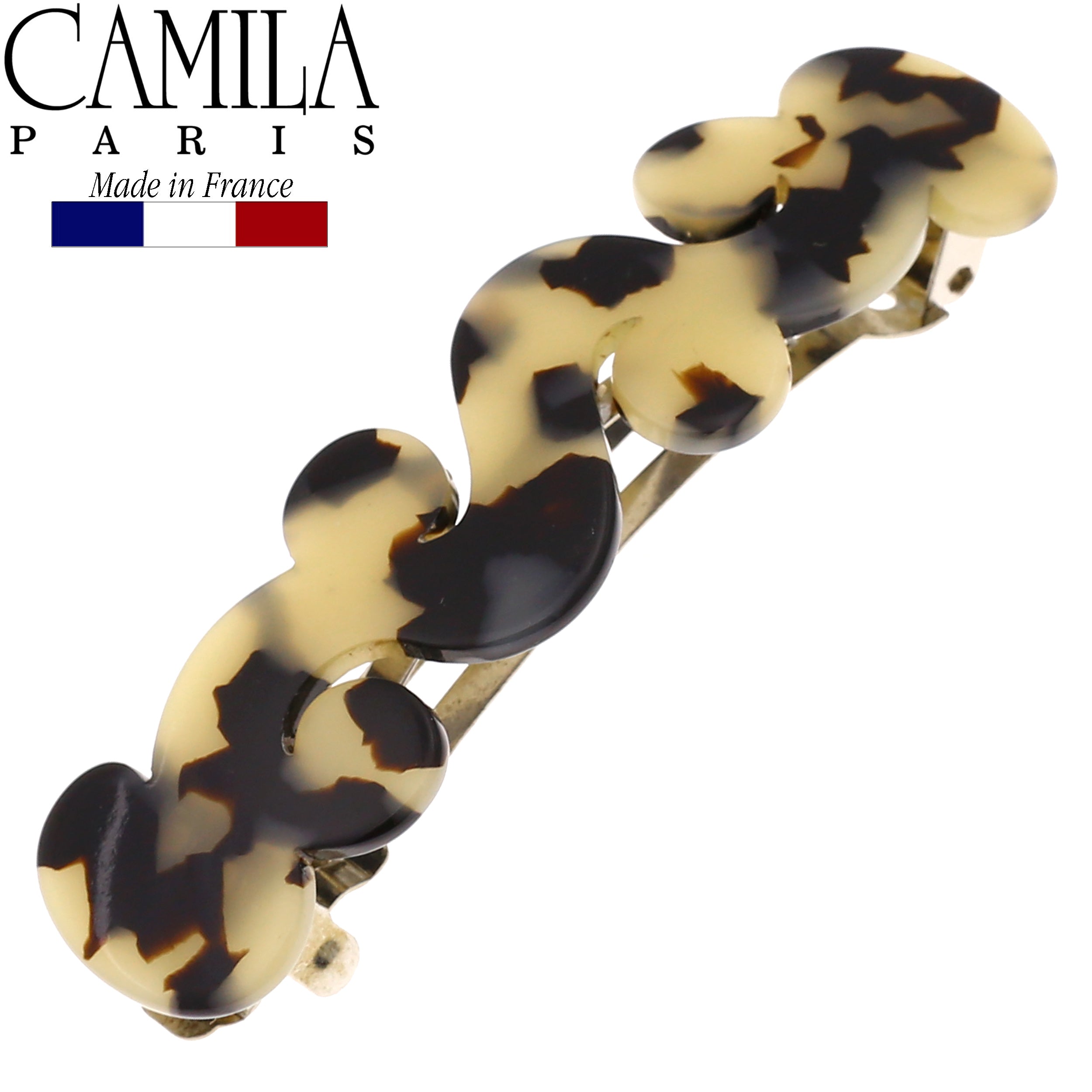 Camila Paris French barrette cellulose acetate handmade
