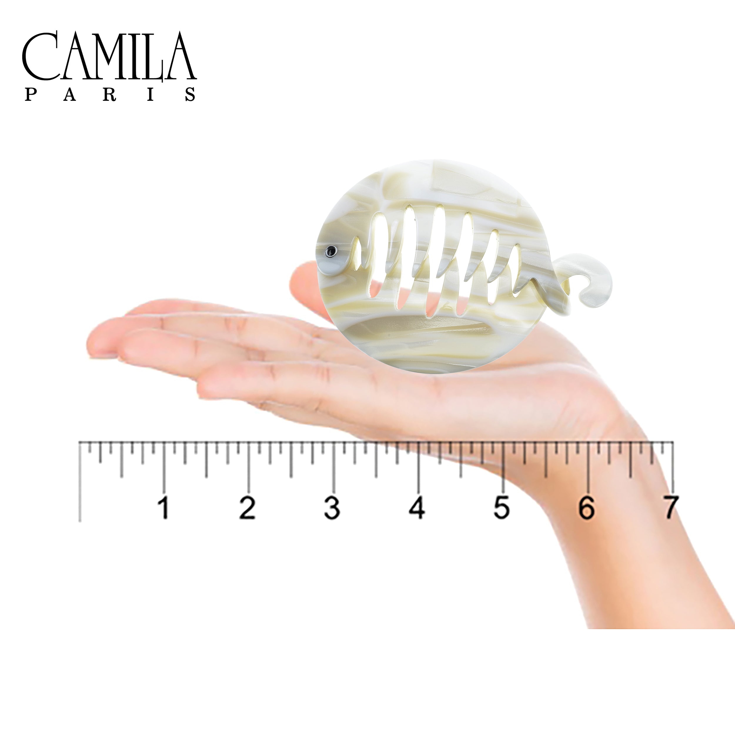 Camila Paris French banana clip cellulose acetate