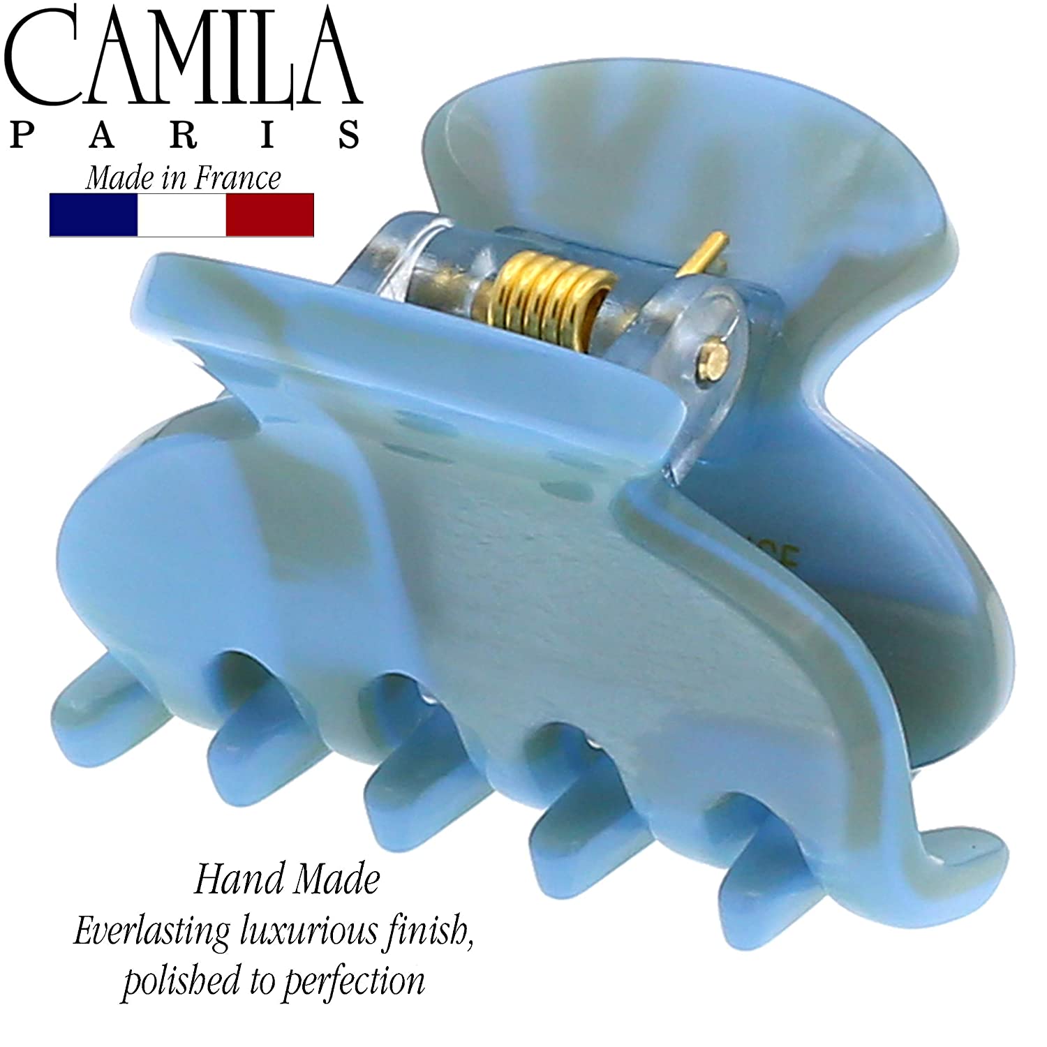 Camila Paris French hair clip cellulose acetate handmade