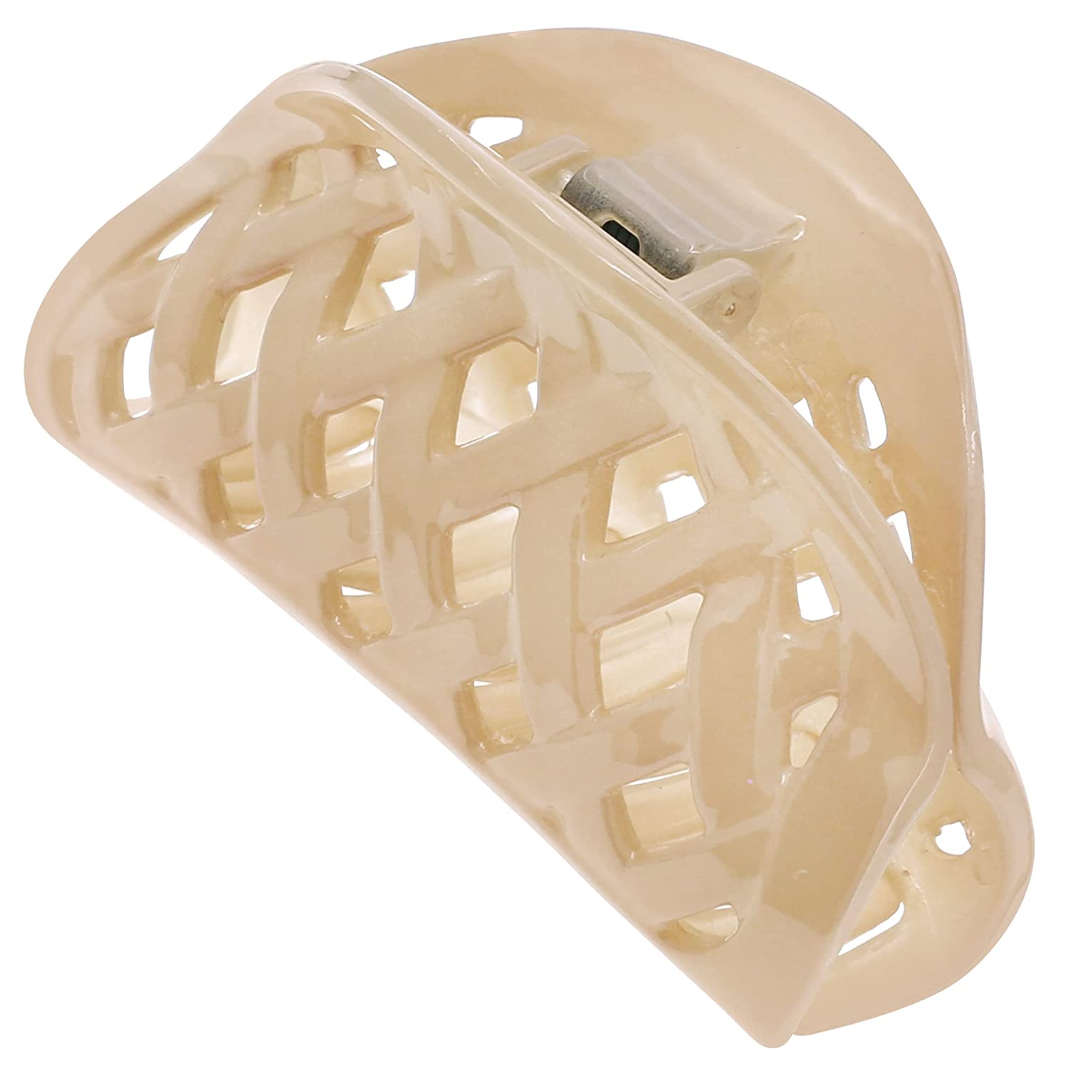 Camila Paris 3.5 Inch Spring Covered French hair clip cellulose acetate
