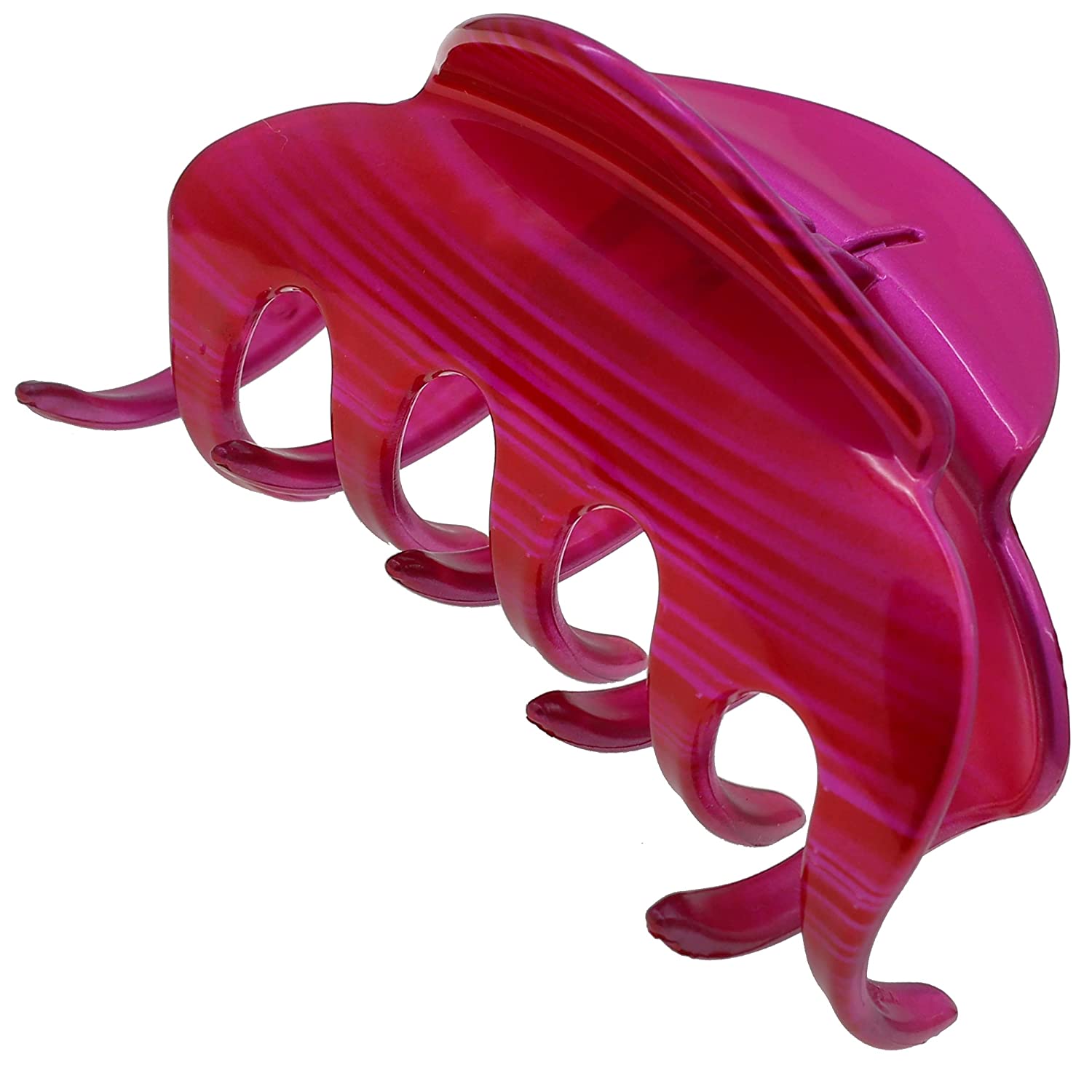 Camila Paris Spring Covered French hair clip cellulose acetate