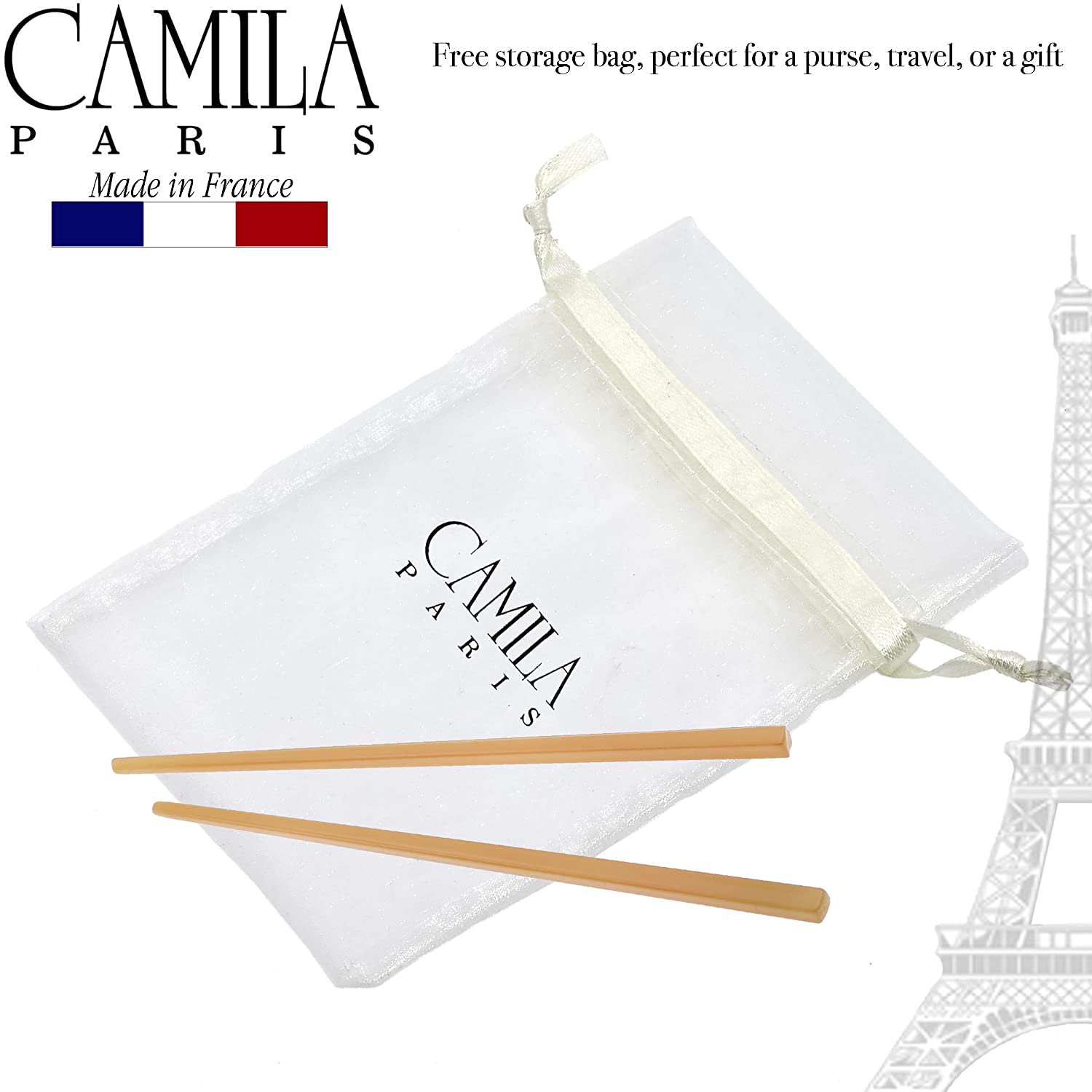 Camila Paris French hair stick cellulose acetate