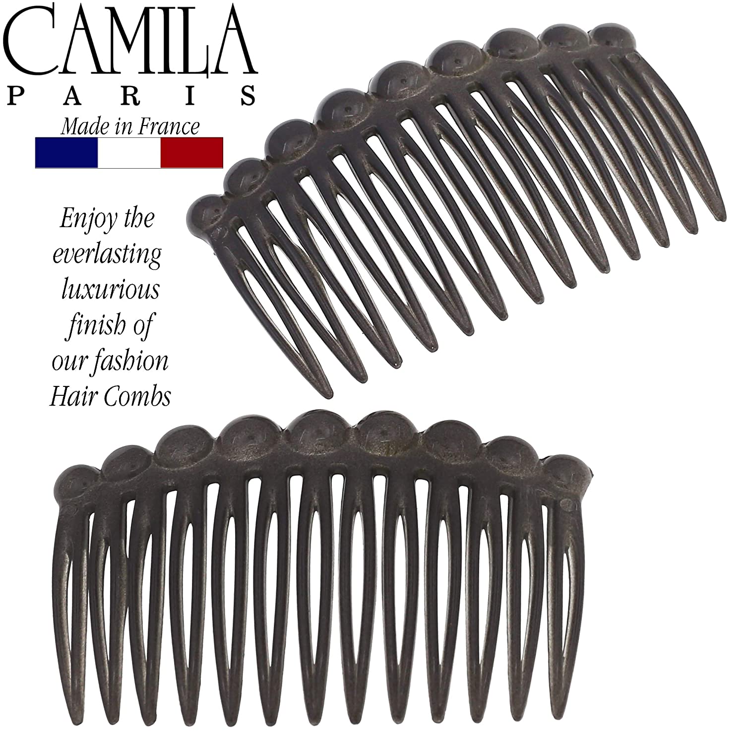 Camila Paris Detangling French side comb cellulose acetate
