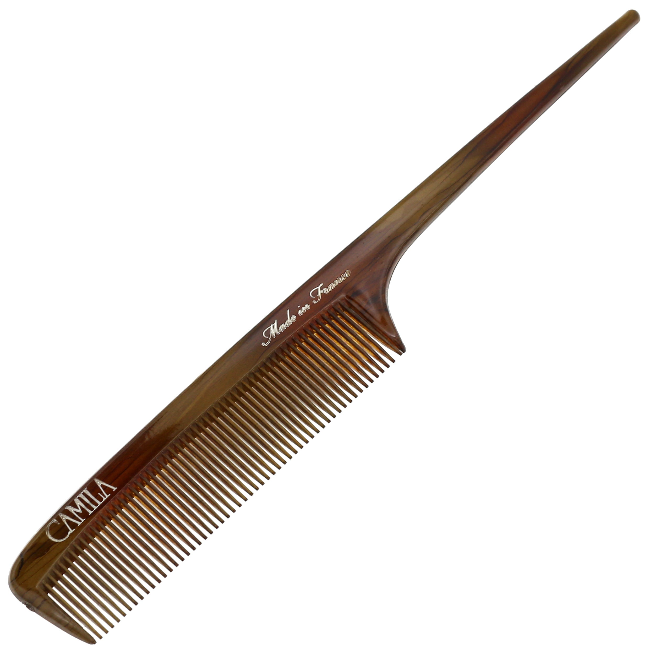Camila Paris Rattail French comb cellulose acetate