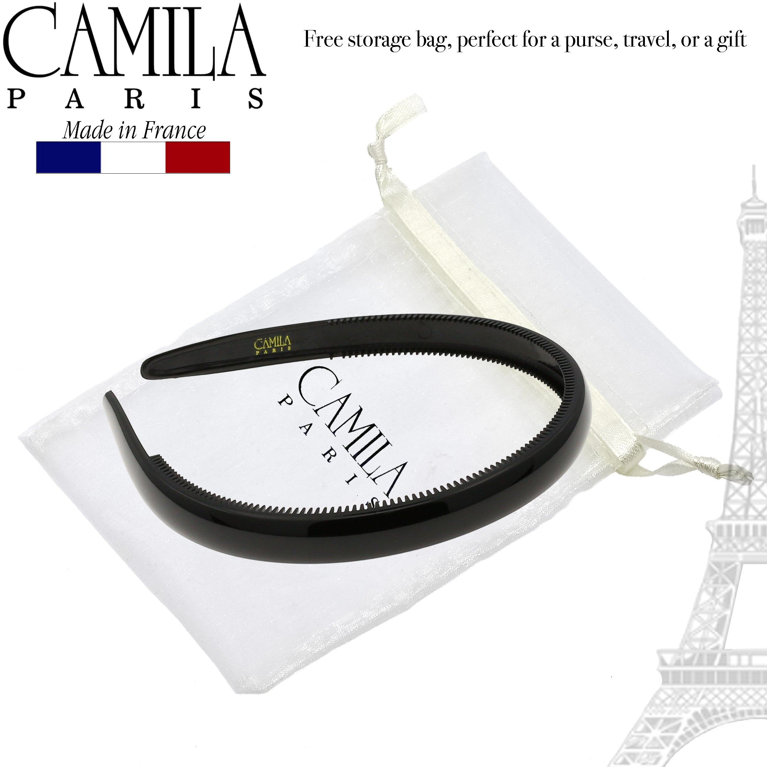 Camila Paris 0.35 inch Classic Comfort French headband cellulose acetate