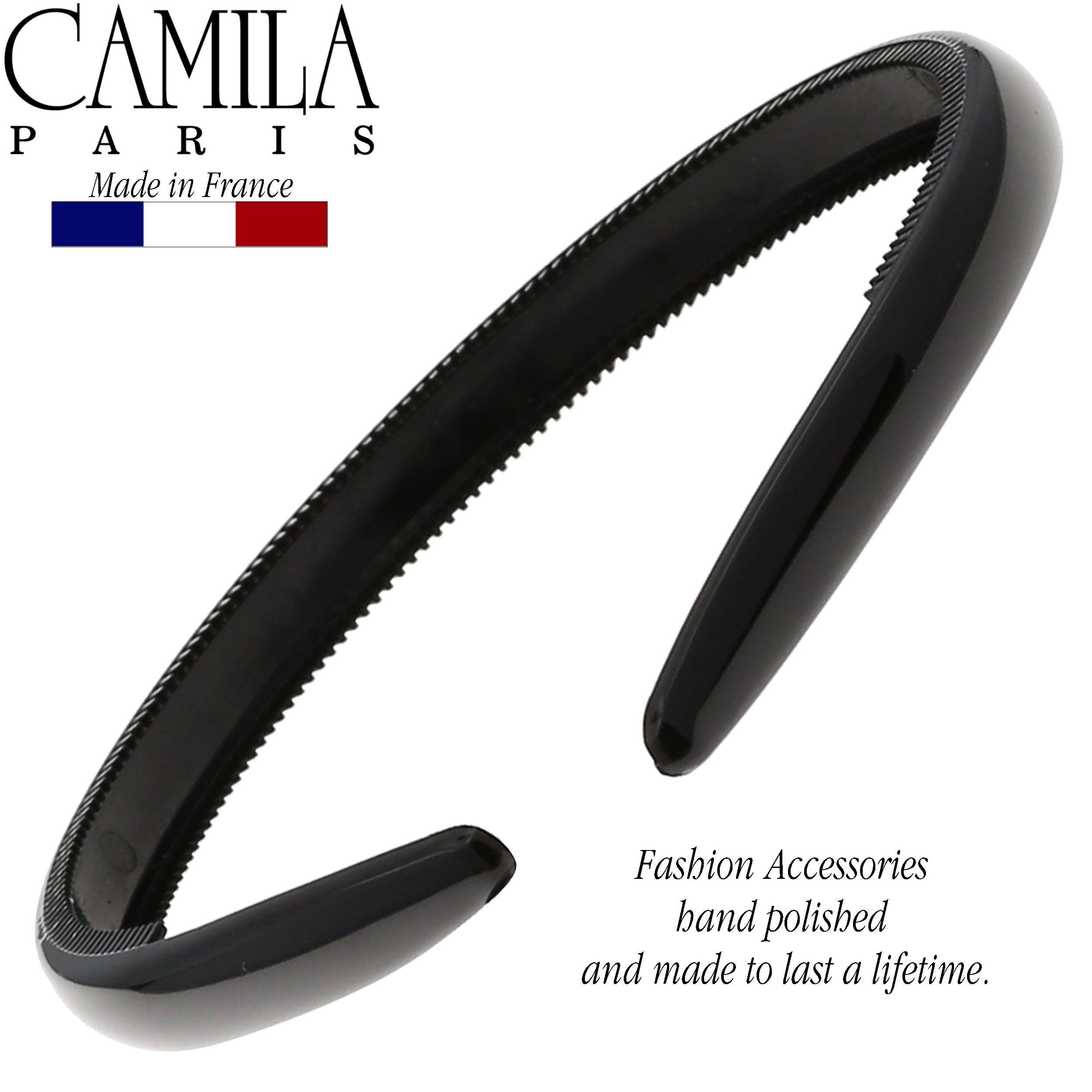 Camila Paris 0.35 inch Classic Comfort French headband cellulose acetate