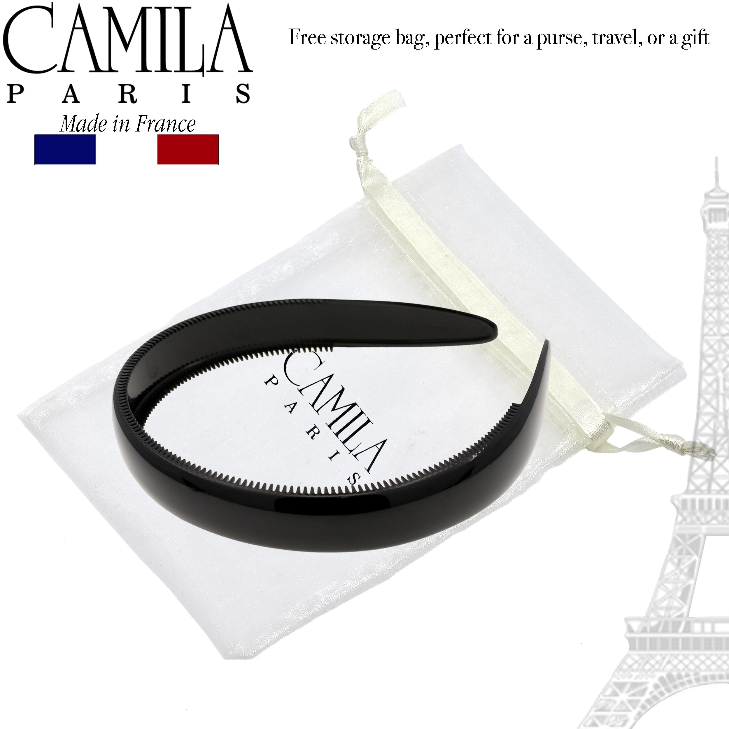 Camila Paris 0.5 inch Classic Comfort French headband cellulose acetate