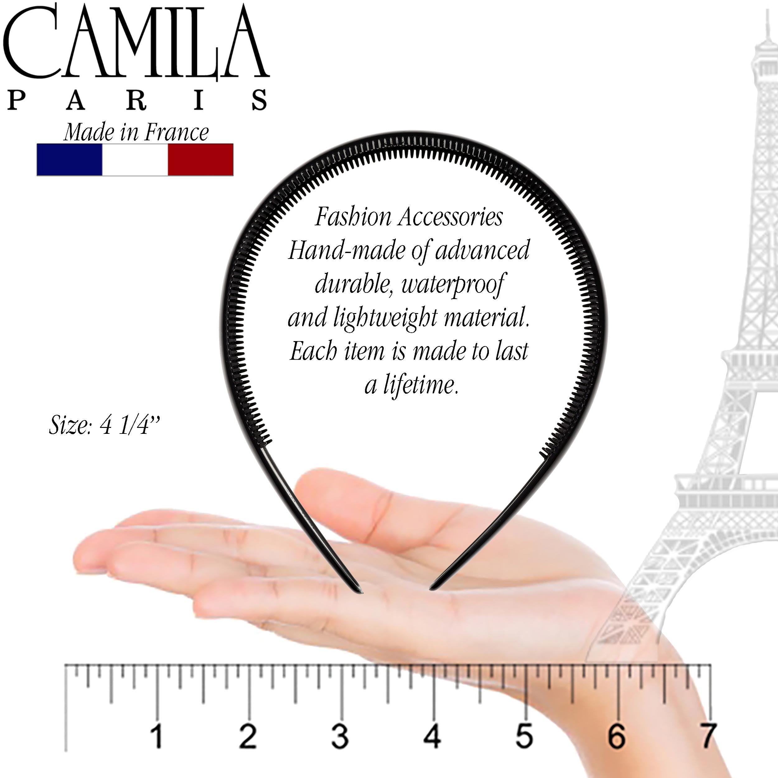 Camila Paris 0.20 inch Classic Comfort French headband cellulose acetate