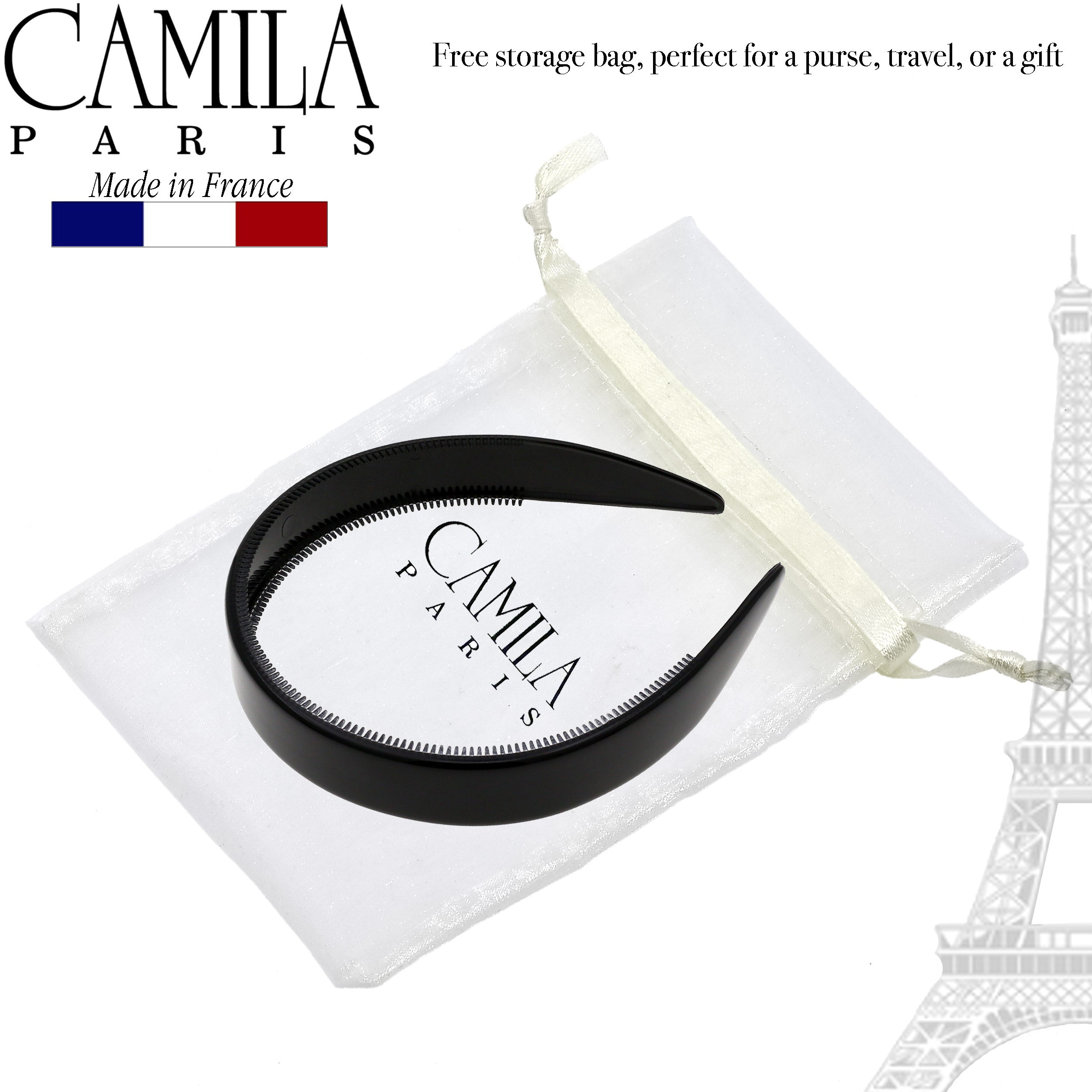 Camila Paris 0.75 inch Classic Comfort French headband cellulose acetate