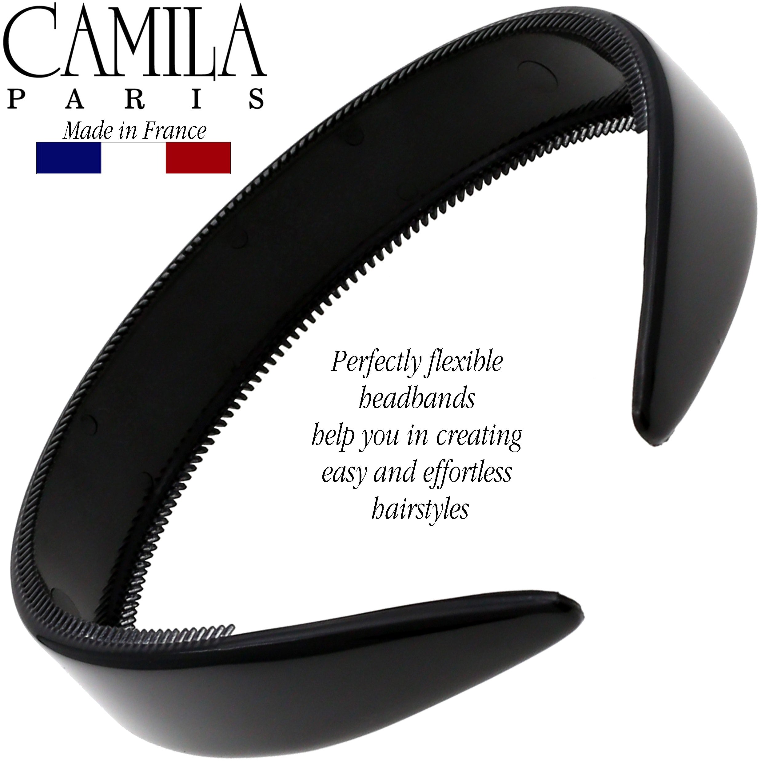 Camila Paris 0.20 inch Classic Comfort French headband cellulose acetate