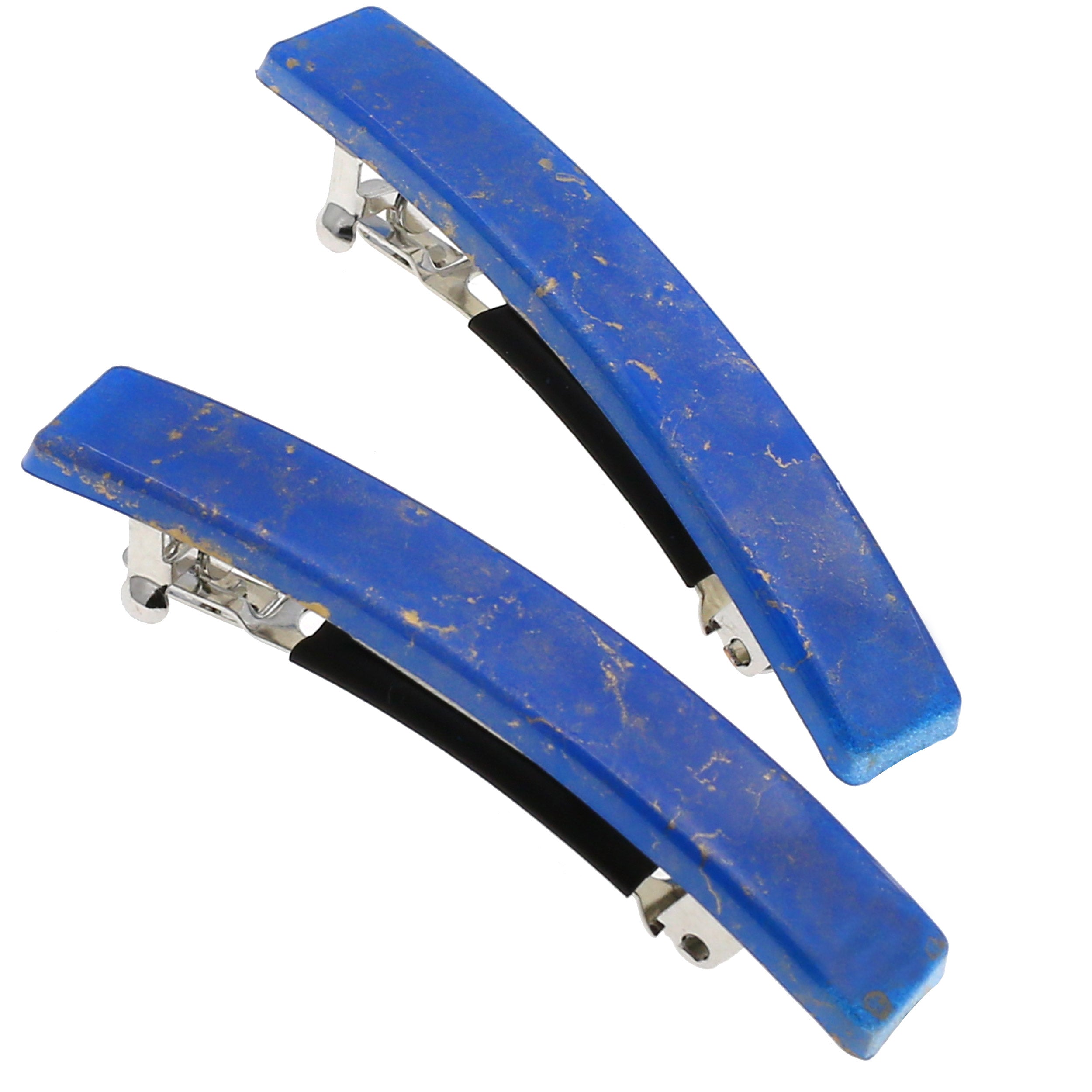 Camila Paris Green French barrette cellulose acetate