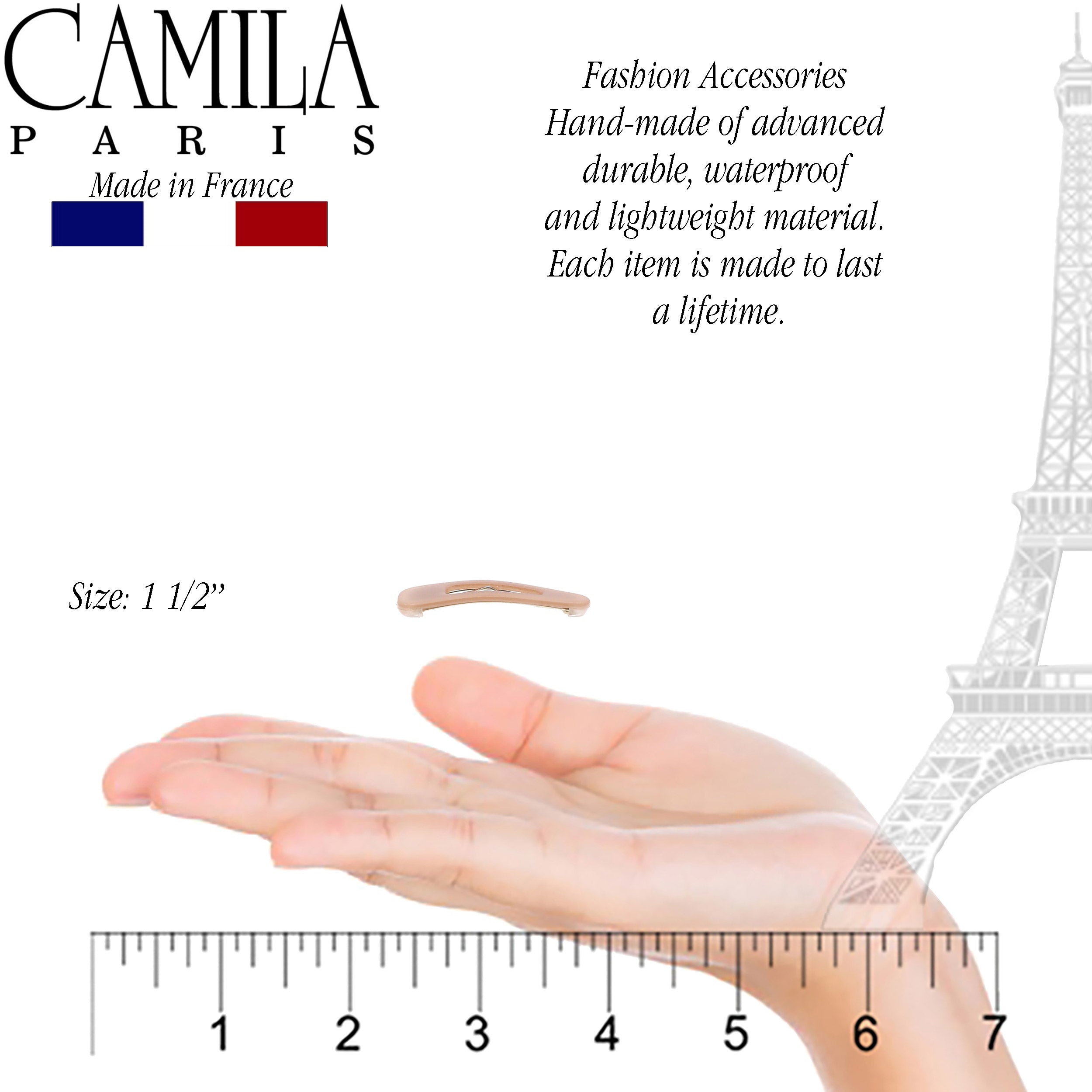 Camila Paris 3 Inch French barrette cellulose acetate