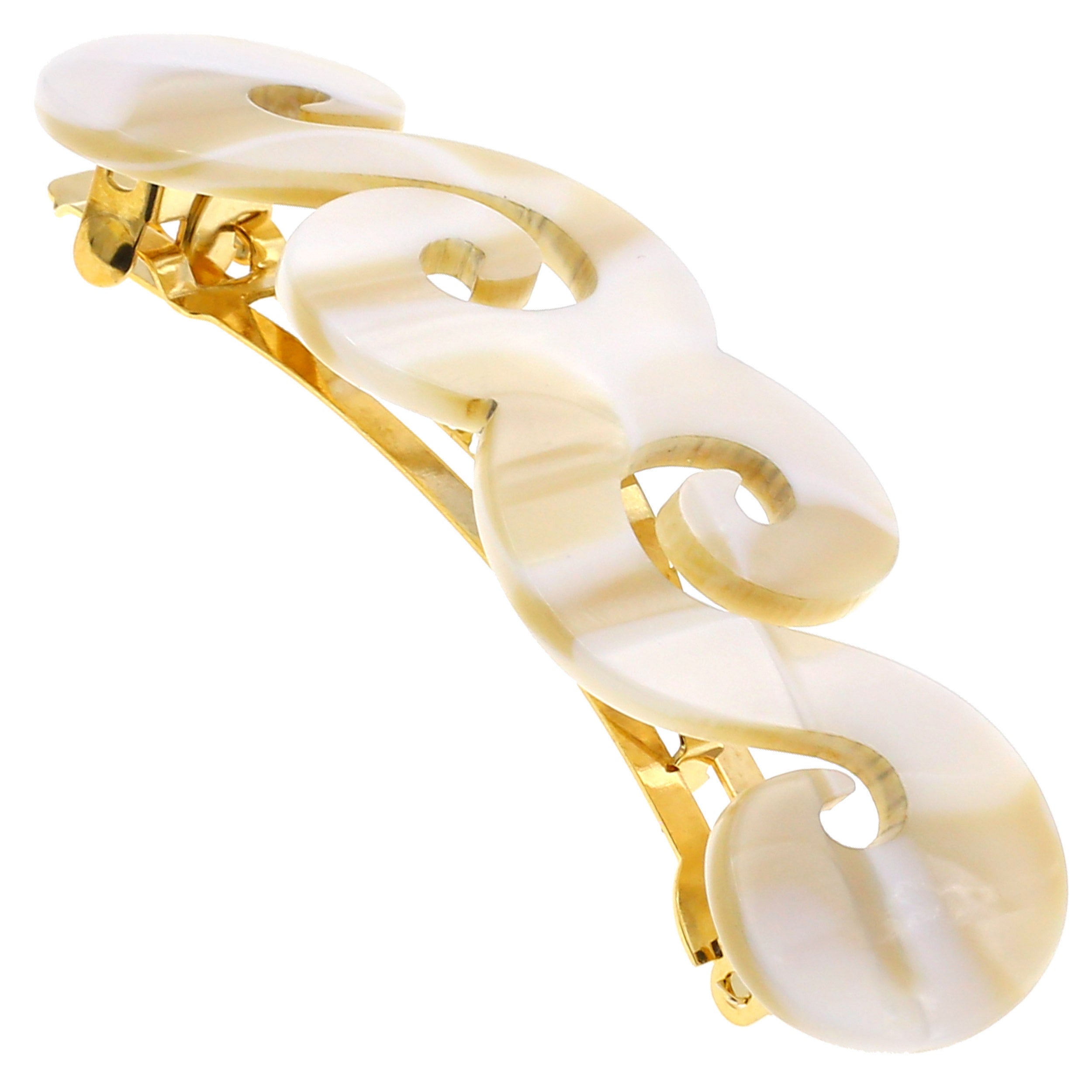 Camila Paris French barrette cellulose acetate handmade