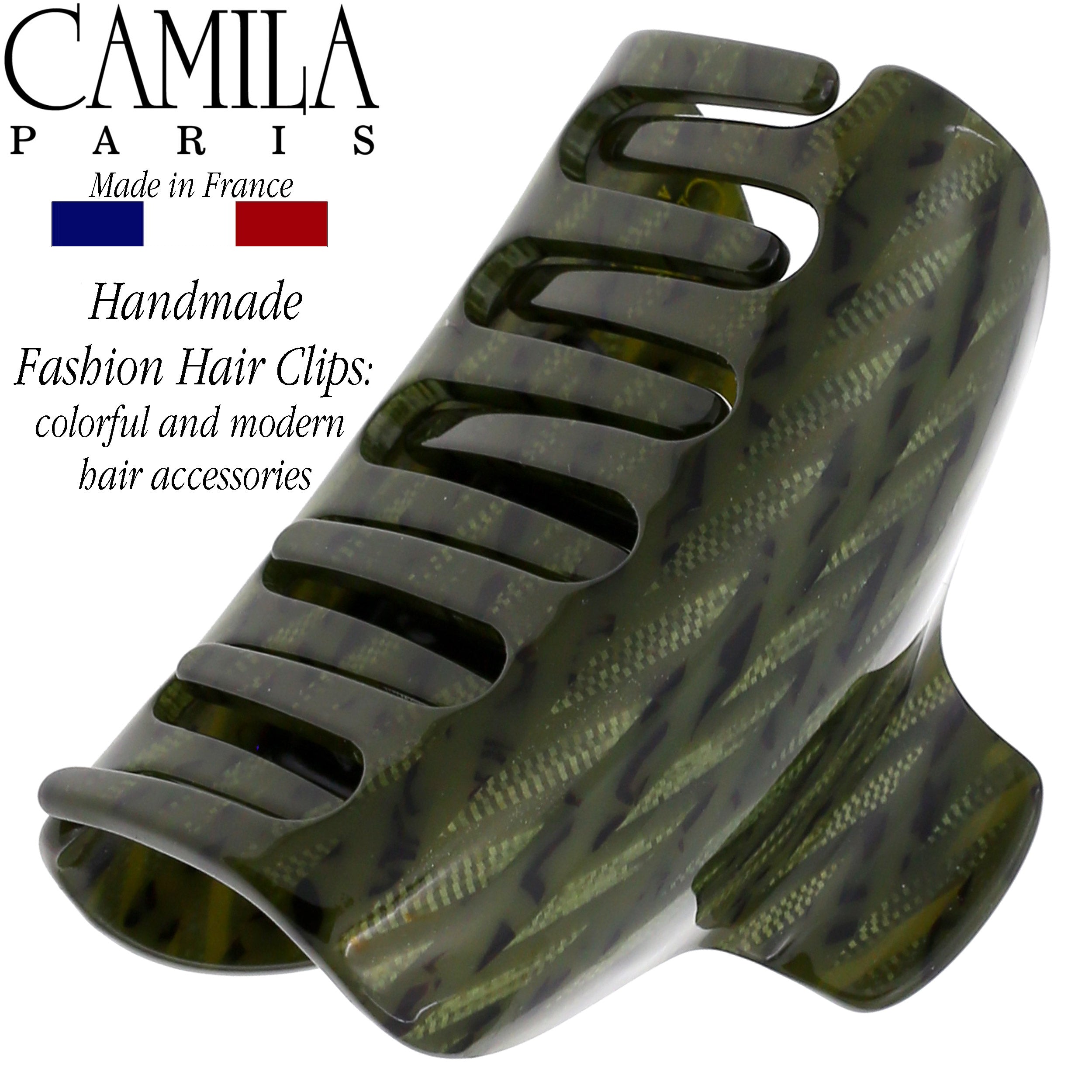 Camila Paris French hair clip cellulose acetate