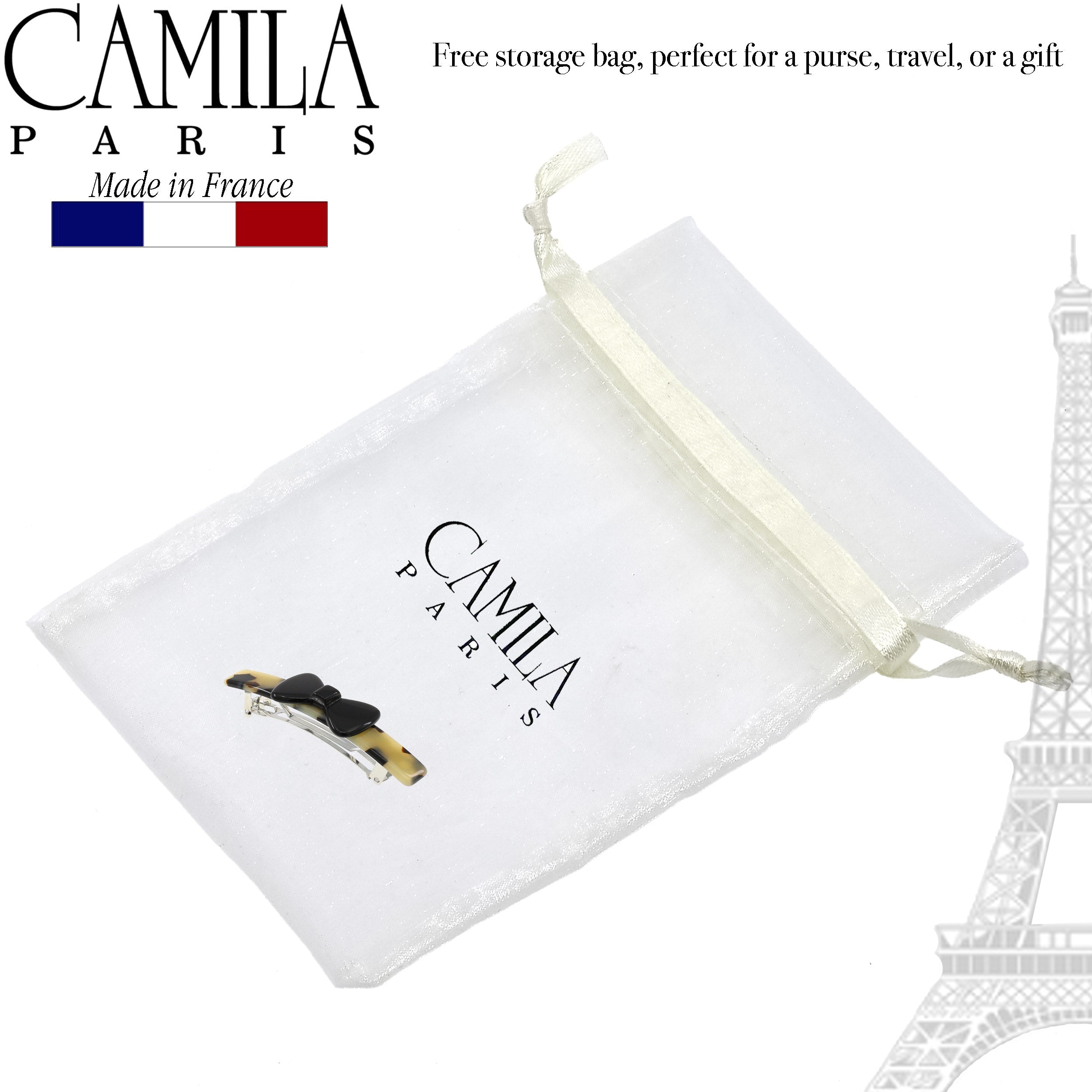 Camila Paris French barrette cellulose acetate handmade