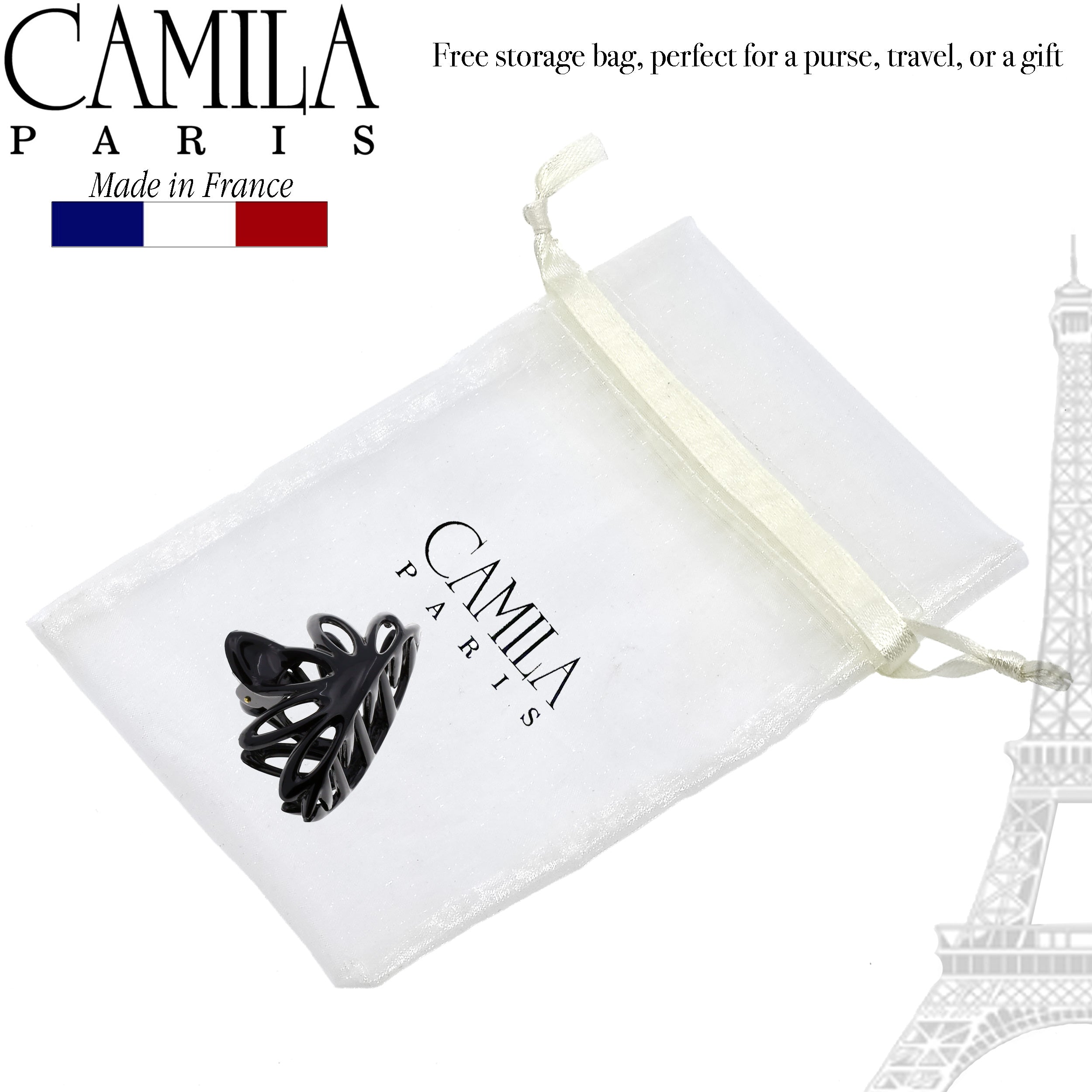 Camila Paris Bloom French hair clip cellulose acetate